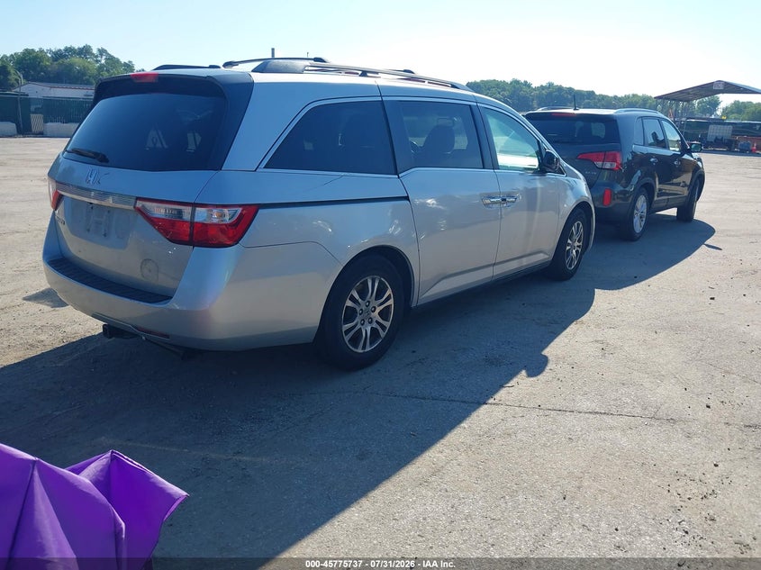 Vin: 5fnrl5h67bb004071, lot: 46274517, honda odyssey ex-l 20114