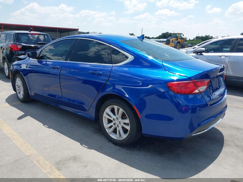 Vin: 1c3cccab5gn157952, lot: 46274520, chrysler 200 limited 20163