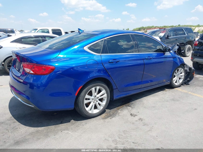 Vin: 1c3cccab5gn157952, lot: 46274520, chrysler 200 limited 20164