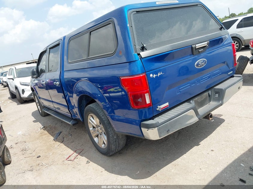 Vin: 1ftew1cg8jkd42661, lot: 46274522, ford f-150 xlt 20183