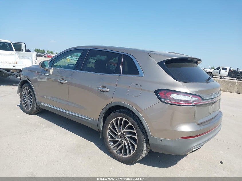 Vin: 2lmpj6l93kbl35683, lot: 46274538, lincoln nautilus reserve 20193