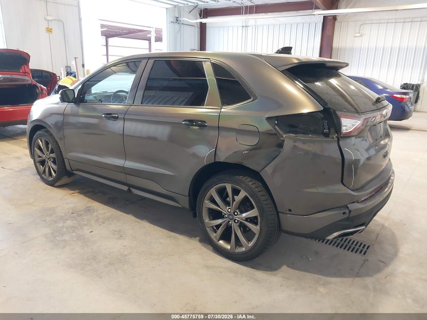 Vin: 2fmpk4ap1hbb37658, lot: 46274539, ford edge sport 20173