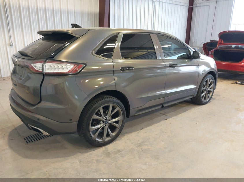Vin: 2fmpk4ap1hbb37658, lot: 46274539, ford edge sport 20174