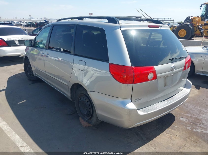 Vin: 5tdkk4cc9as339256, lot: 46274552, toyota sienna ce/le 20103