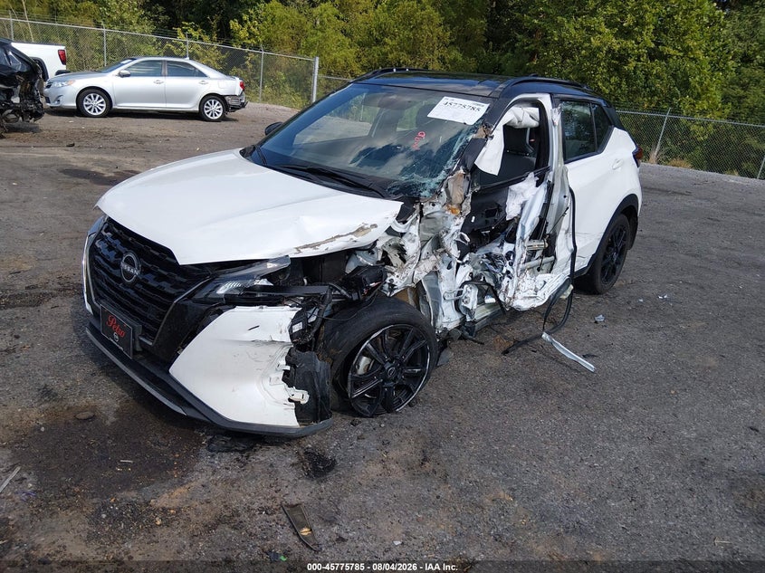 Vin: 3n1cp5dv2pl567693, lot: 46274565, nissan kicks sr xtronic cvt 20232