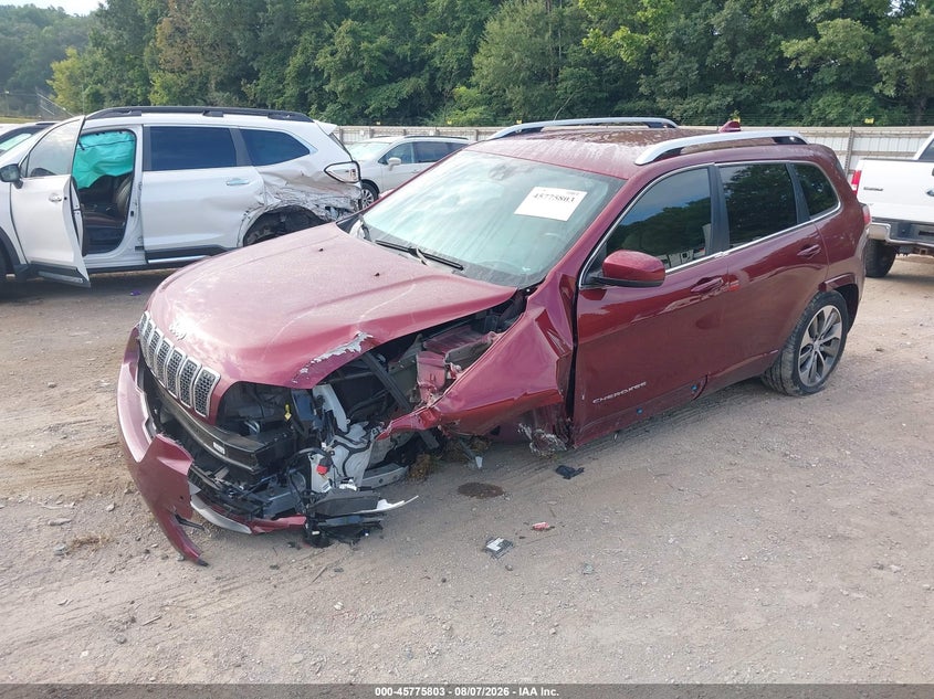 Vin: 1c4pjmjn6kd487178, lot: 46274583, jeep cherokee overland 4x4 20192