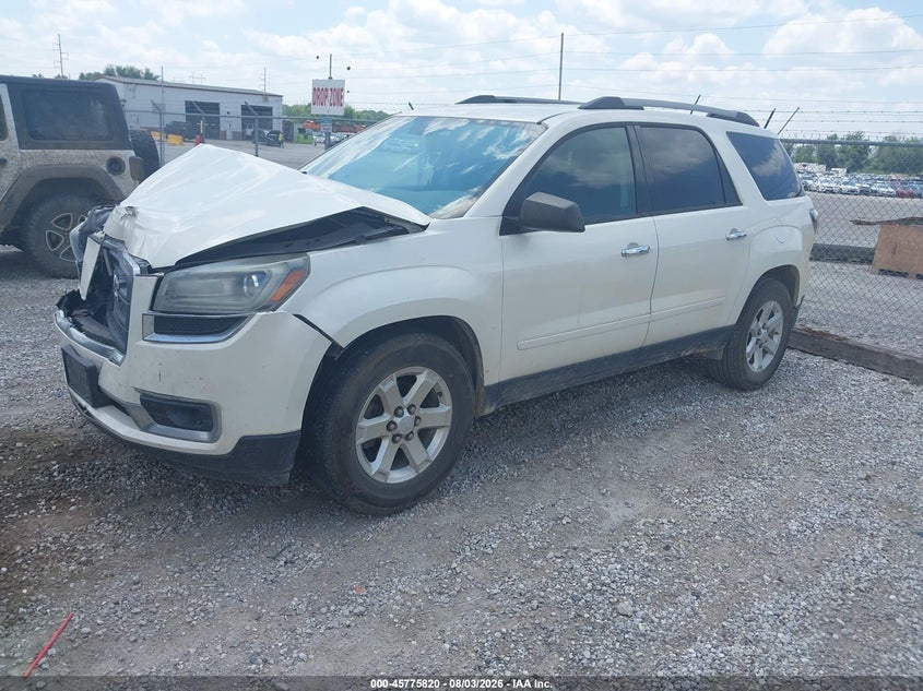 Vin: 1gkkrned2ej366295, lot: 46274600, gmc acadia sle-1 20142