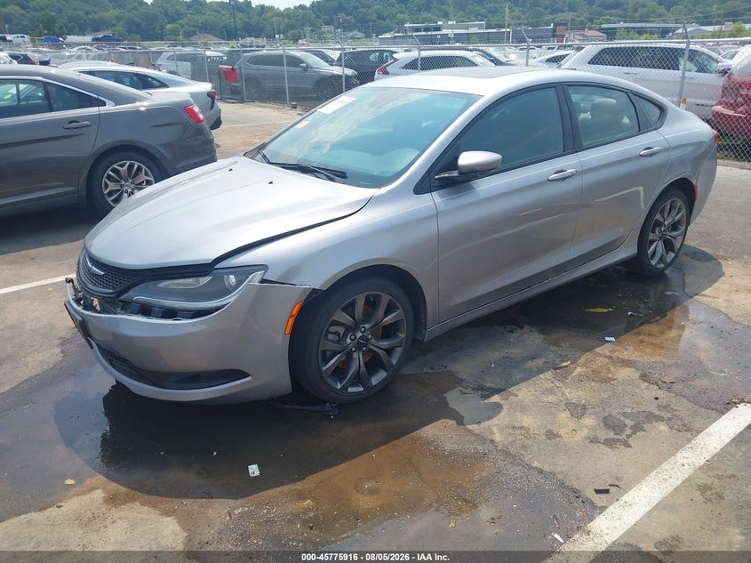 Vin: 1c3cccbg7fn580931, lot: 46274696, chrysler 200 s 20152