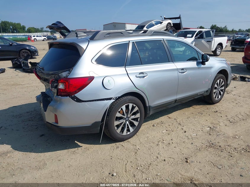 Vin: 4s4bsanc1h3235346, lot: 46274705, subaru outback 2.5i limited 20174
