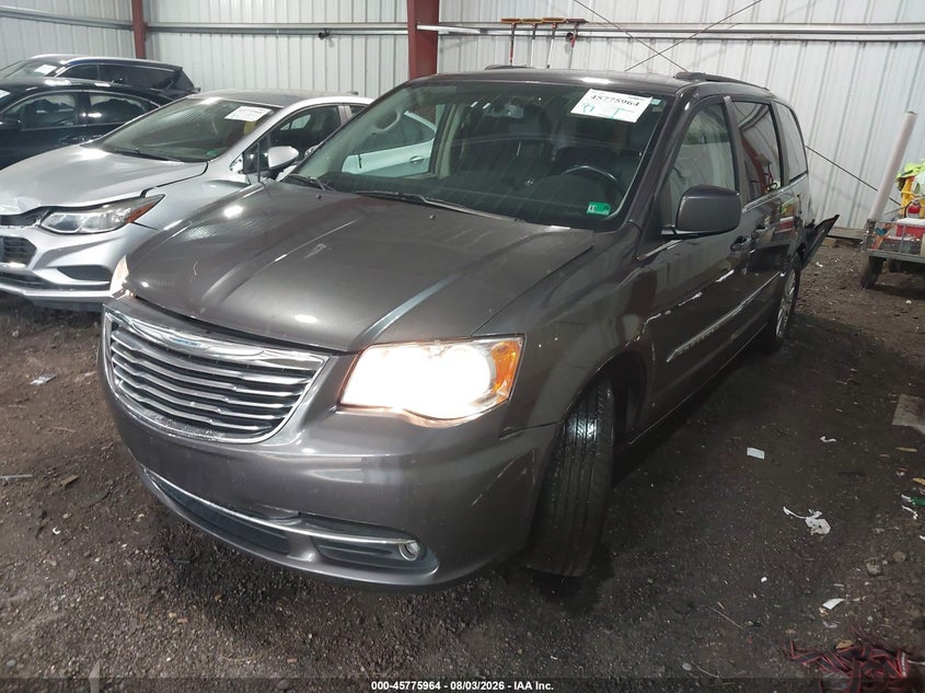 Vin: 2c4rc1bg4fr628799, lot: 46274744, chrysler town & country touring 20152