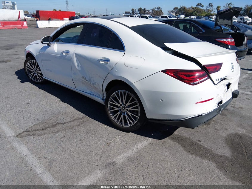 Vin: w1k5j4gb5pn384491, lot: 46274812, mercedes-benz cla 250 coupe 20233