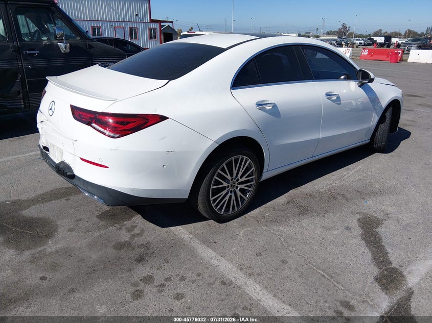 Vin: w1k5j4gb5pn384491, lot: 46274812, mercedes-benz cla 250 coupe 20234