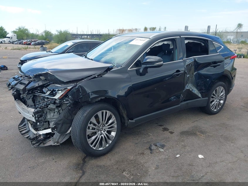 2023 Toyota Venza, Front End, IAAI, VIN JTEAAAAH2PJ136187 — photo 2
