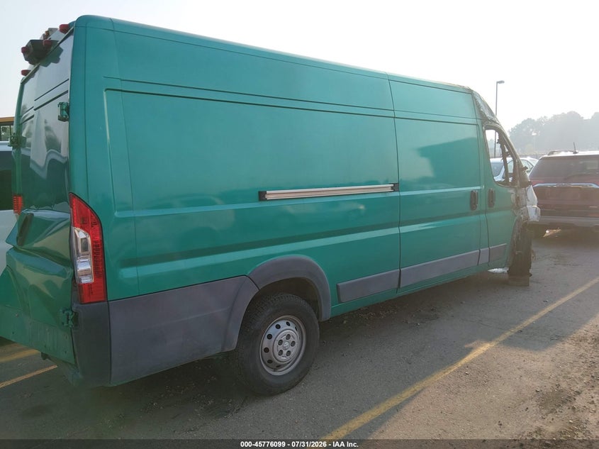 Vin: 3c6urvjg0je149976, lot: 46274880, ram promaster 3500 cargo van high roof 159 wb ext 20184