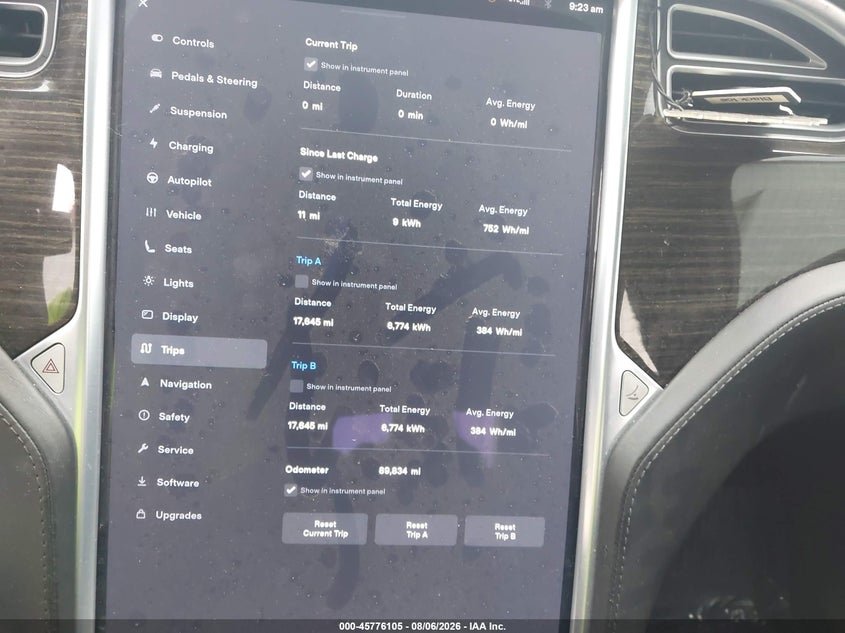 2016 TESLA MODEL X auction photo 7