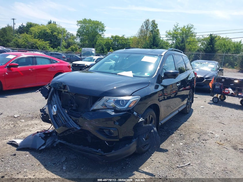 Vin: 5n1dr2mm7jc639326, lot: 46274894, nissan pathfinder sl 20182