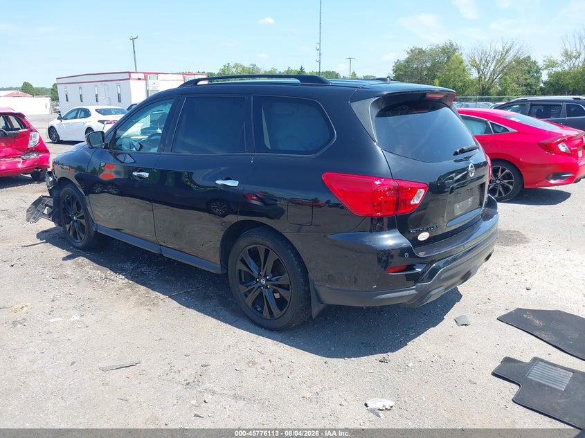 Vin: 5n1dr2mm7jc639326, lot: 46274894, nissan pathfinder sl 20183
