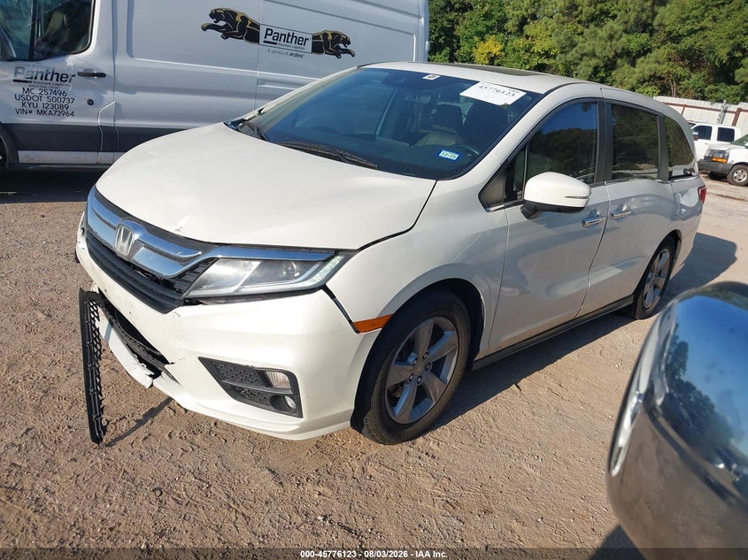 Vin: 5fnrl6h72jb084716, lot: 46274903, honda odyssey ex-l 20182