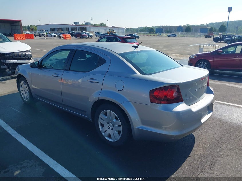 Vin: 1c3cdzab8en161118, lot: 46274942, dodge avenger se 20143