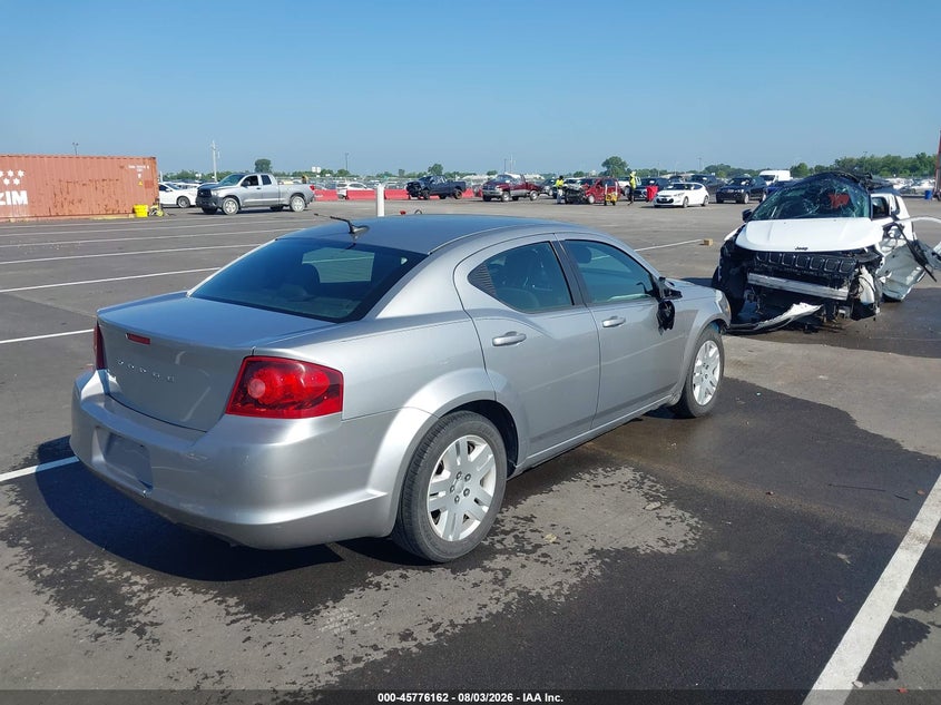 Vin: 1c3cdzab8en161118, lot: 46274942, dodge avenger se 20144
