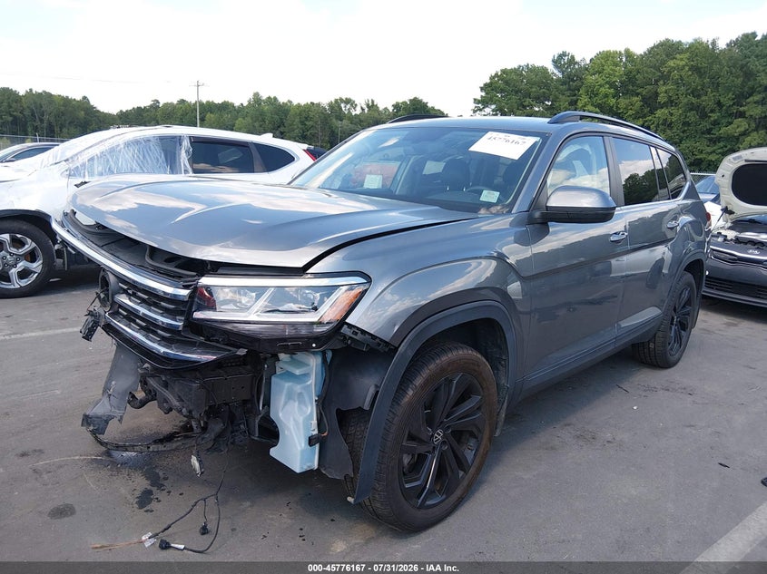 Vin: 1v2jr2ca5nc536733, lot: 46274947, volkswagen atlas 3.6l v6 se w/technology 20222