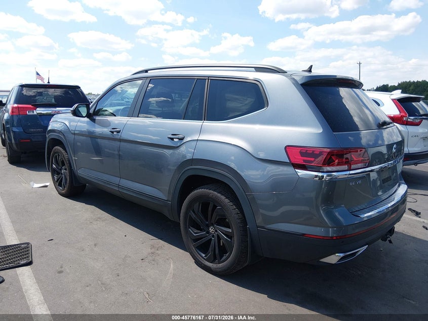 Vin: 1v2jr2ca5nc536733, lot: 46274947, volkswagen atlas 3.6l v6 se w/technology 20223