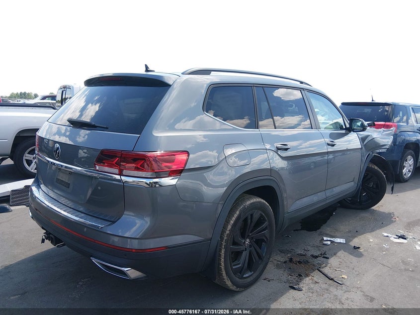 Vin: 1v2jr2ca5nc536733, lot: 46274947, volkswagen atlas 3.6l v6 se w/technology 20224