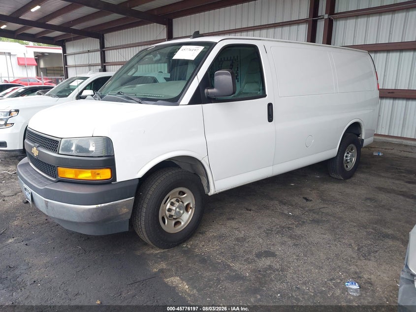 Vin: 1gcwgafp5m1258028, lot: 46274977, chevrolet express cargo rwd 2500 regular wheelbase wt 20212