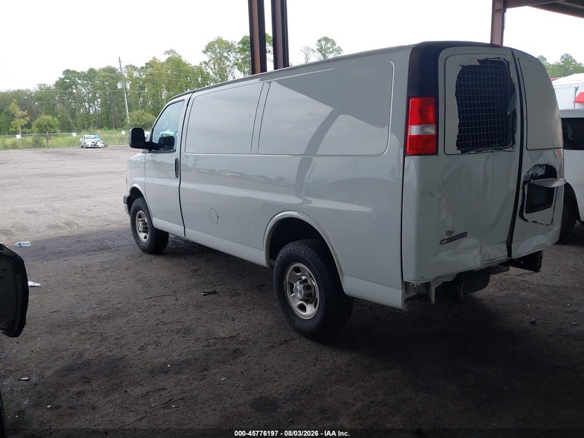 Vin: 1gcwgafp5m1258028, lot: 46274977, chevrolet express cargo rwd 2500 regular wheelbase wt 20213