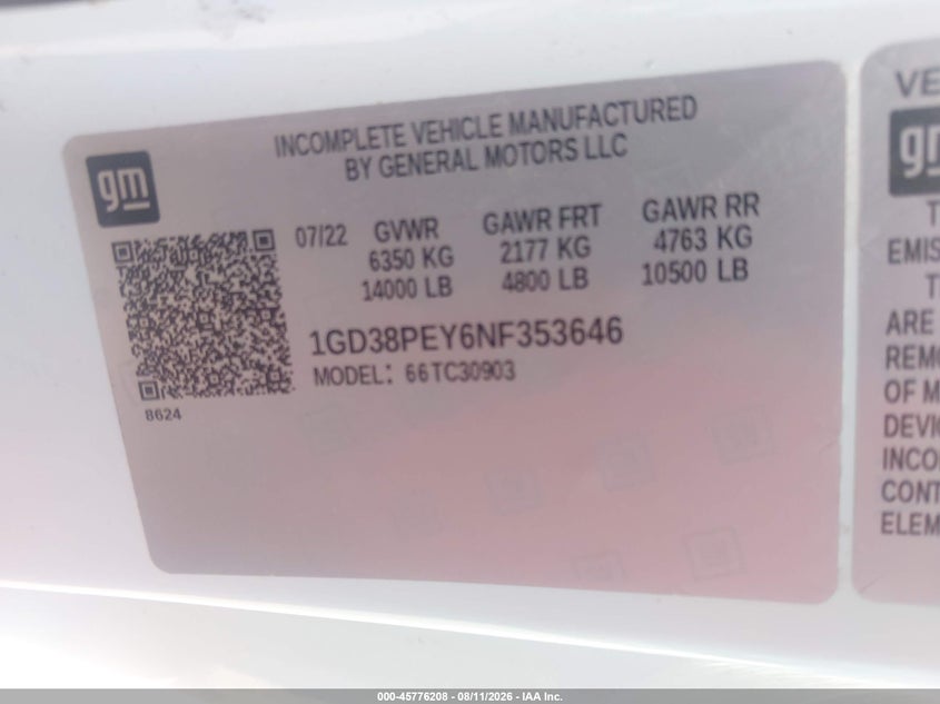 2022 GMC SIERRA 3500HD auction photo 8