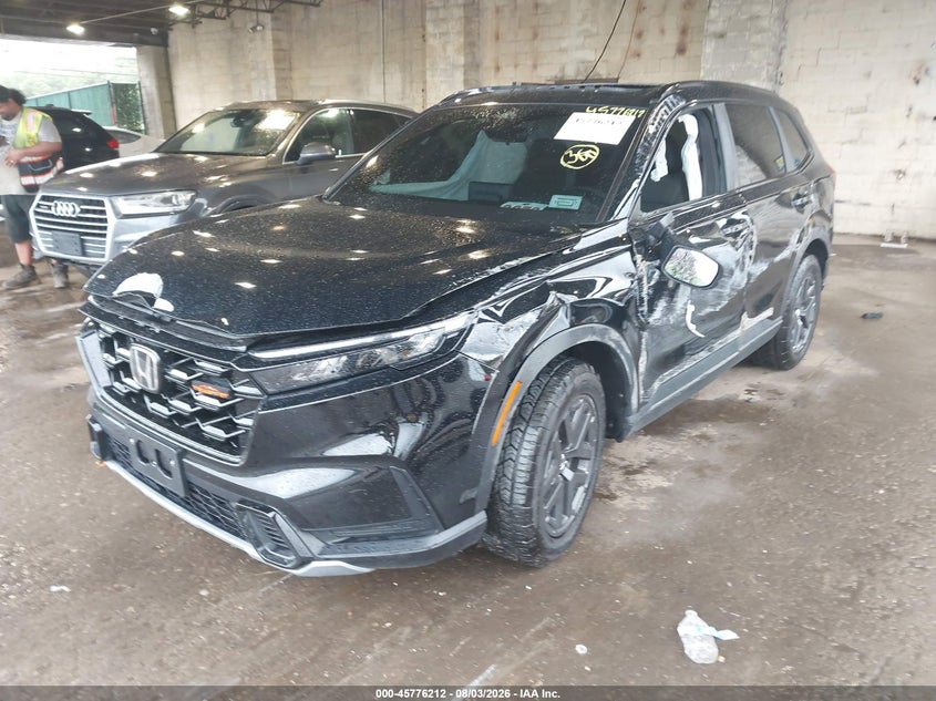 Vin: 7fars6h68te022707, lot: 46274992, honda cr-v hybrid awd trailsport 20262