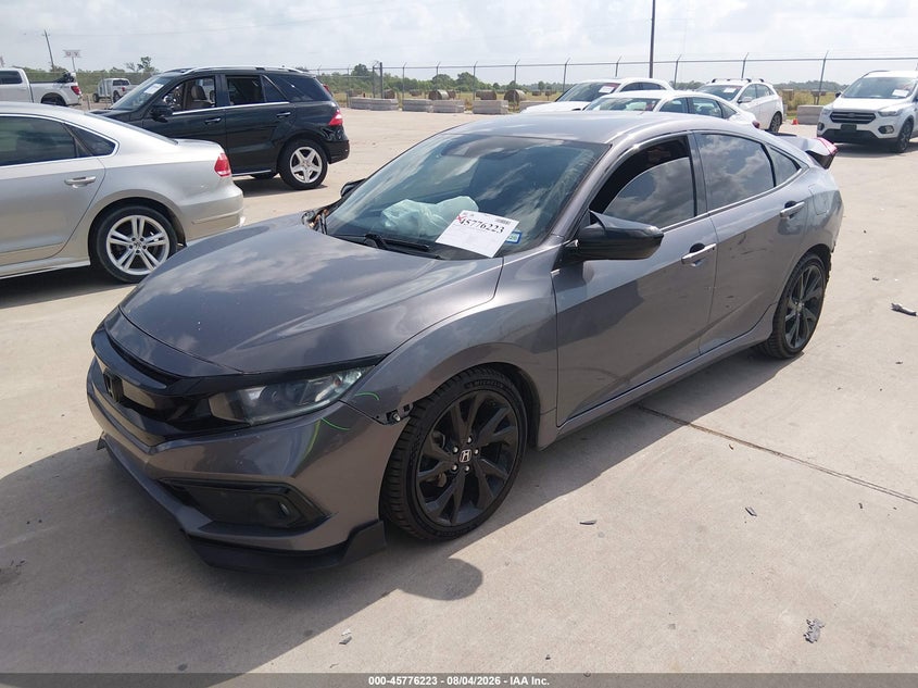 2021 HONDA CIVIC auction photo 2