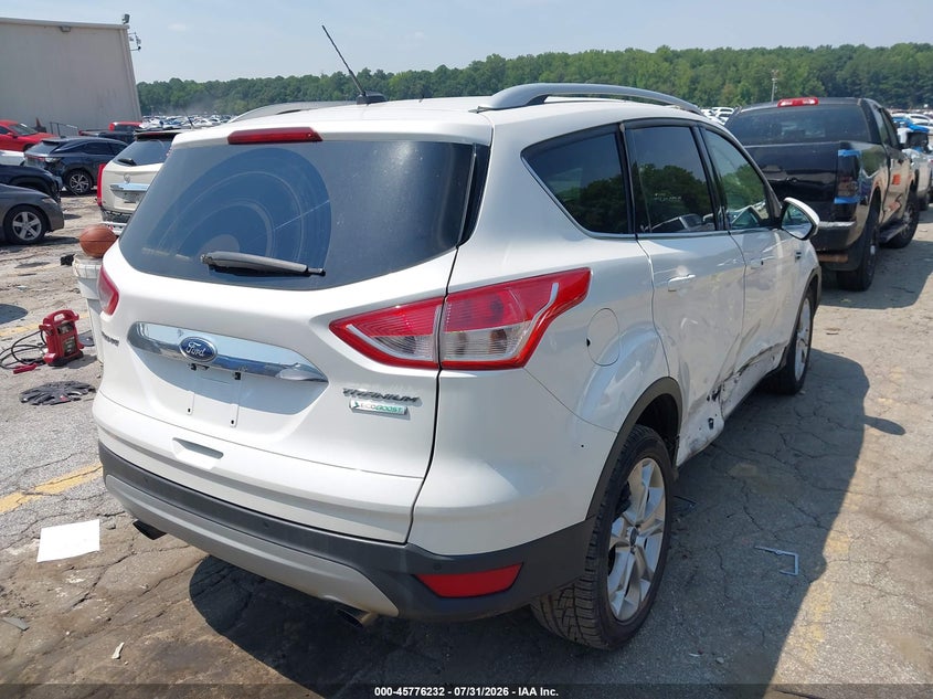 Vin: 1fmcu0j99fua99025, lot: 46275012, ford escape titanium 20154