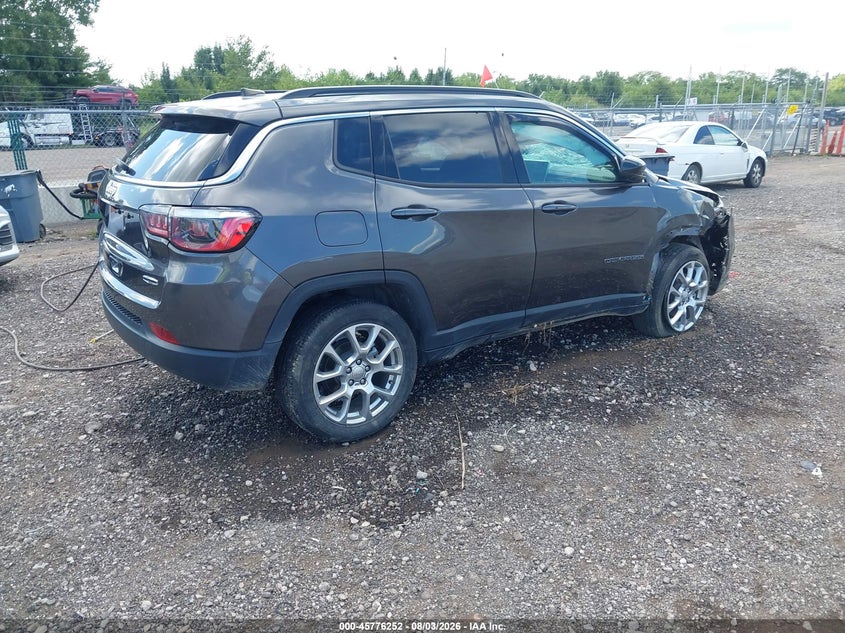 Vin: 3c4njdfb3nt218933, lot: 46275032, jeep compass latitude lux 4x4 20224