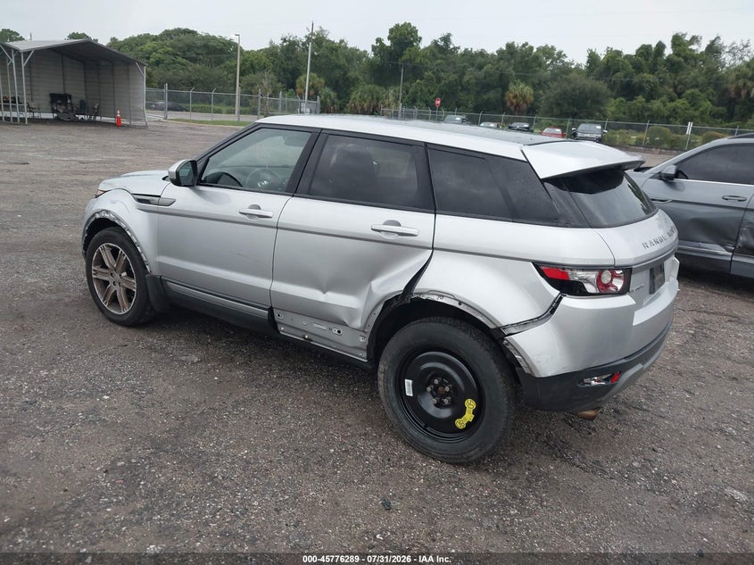 Vin: salvp2bg3fh067590, lot: 46275070, land rover range rover evoque pure 20153