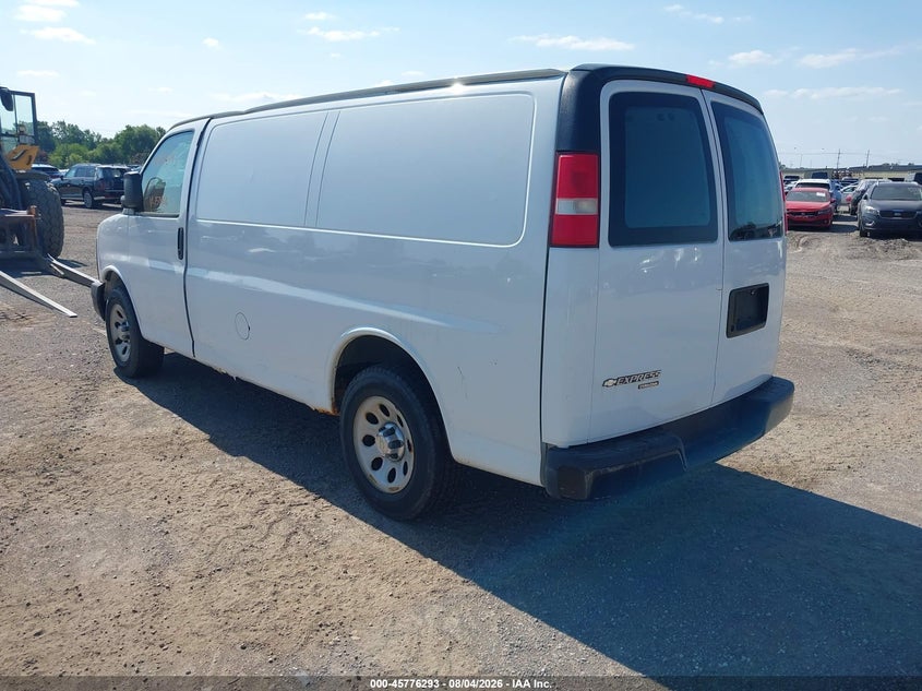 Vin: 1gcsgafx0d1151466, lot: 46275073, chevrolet express 1500 work van 20133