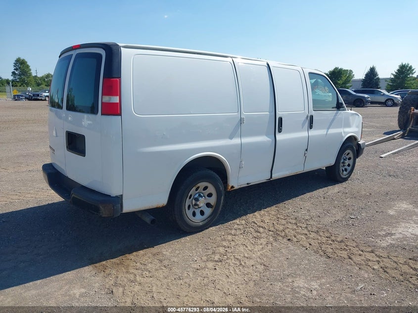 Vin: 1gcsgafx0d1151466, lot: 46275073, chevrolet express 1500 work van 20134