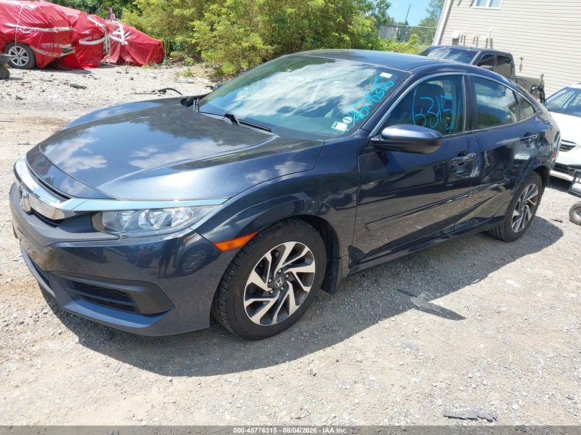 Vin: 2hgfc2f76jh538881, lot: 46275095, honda civic ex 20182