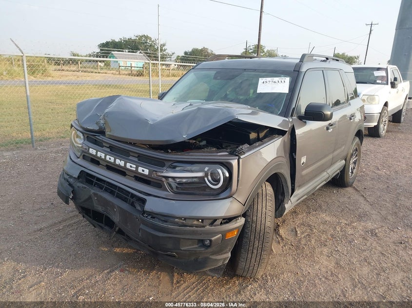 Vin: 3fmcr9b67prd98385, lot: 46275113, ford bronco sport big bend 20232