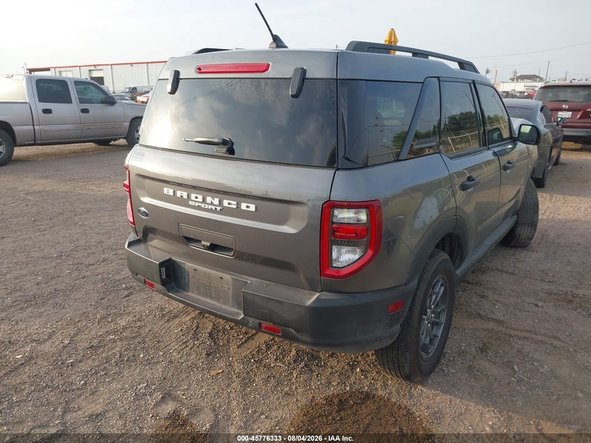 Vin: 3fmcr9b67prd98385, lot: 46275113, ford bronco sport big bend 20234