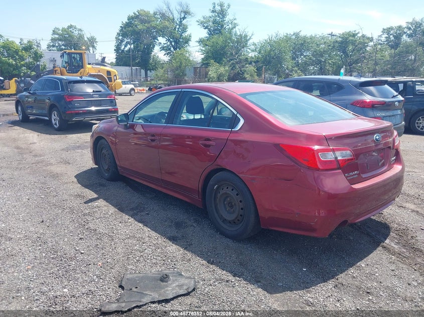 Vin: 4s3bnaa62f3021538, lot: 46275132, subaru legacy 2.5i 20153