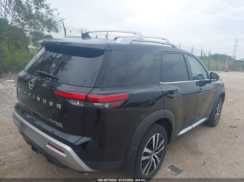 Vin: 5n1dr3dj5sc295931, lot: 46275135, nissan pathfinder platinum 4wd 20254