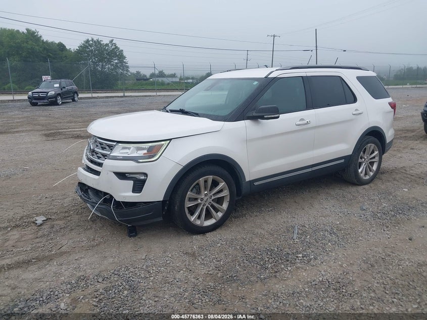 Vin: 1fm5k7d80jga87380, lot: 46275143, ford explorer xlt 20182
