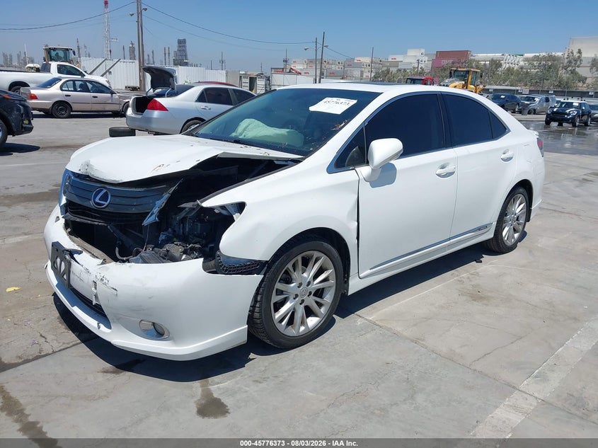 Vin: jthbb1ba0a2017027, lot: 46275153, lexus hs 250h premium 20102