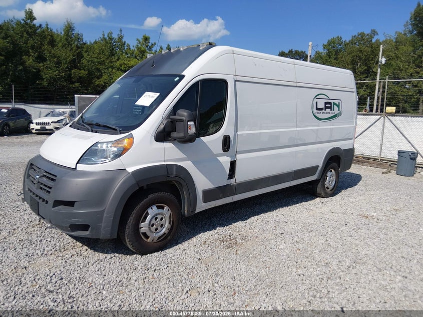 Vin: 3c6trvddxee120343, lot: 46275169, ram promaster 2500 high roof 20142