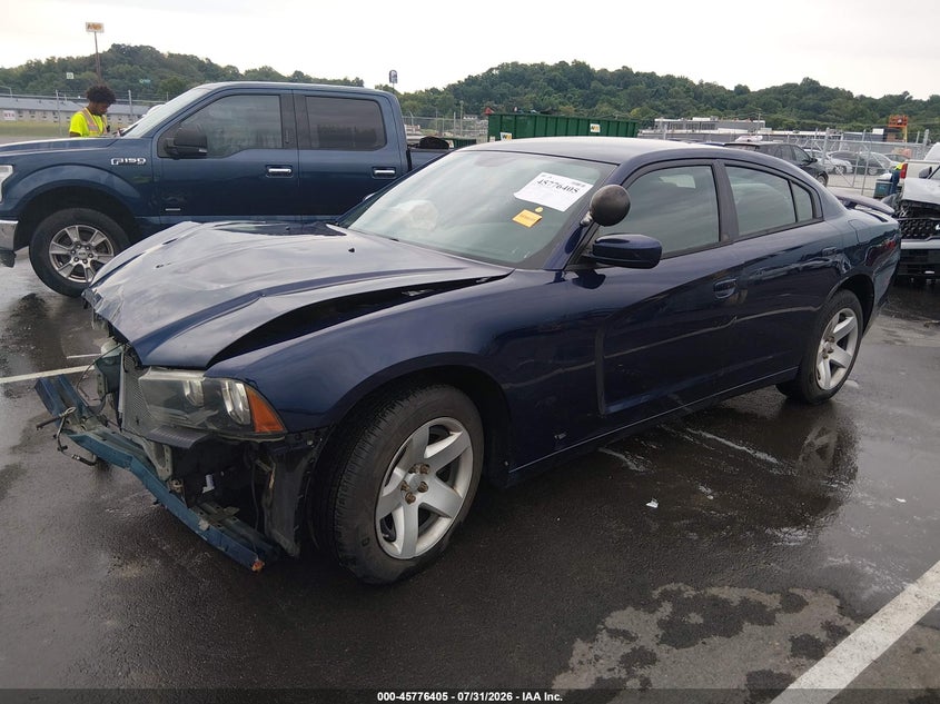 Vin: 2c3cdxat0eh357754, lot: 46275185, dodge charger police 20142