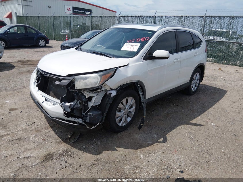 Vin: 5j6rm3h76cl041065, lot: 46275220, honda cr-v ex-l 20122