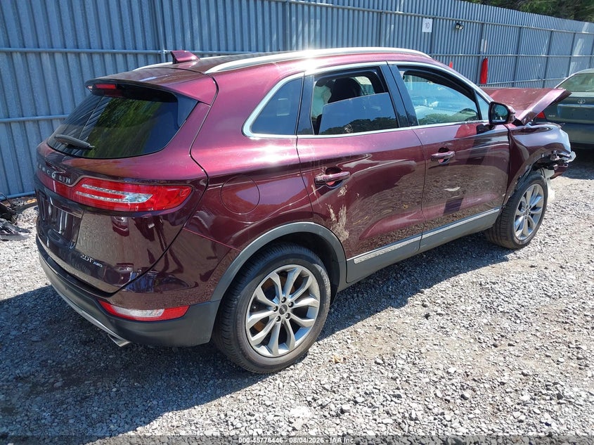 Vin: 5lmcj2d9xhul50781, lot: 46275226, lincoln mkc select 20174