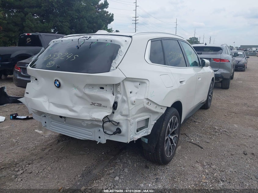 Vin: 5ux53gp04s9035245, lot: 46275236, bmw x3 30 xdrive 20254