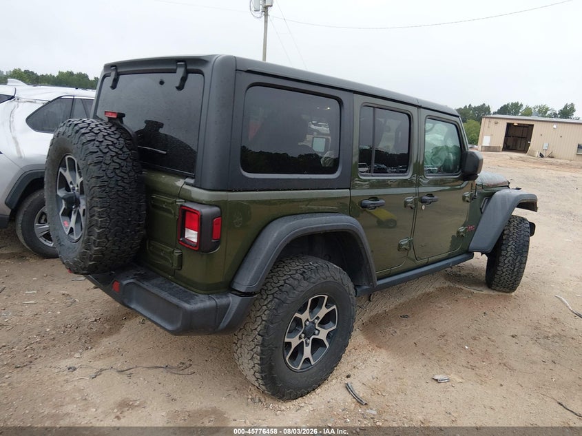Vin: 1c4hjxfn2mw632741, lot: 46275238, jeep wrangler unlimited rubicon 4x4 20214